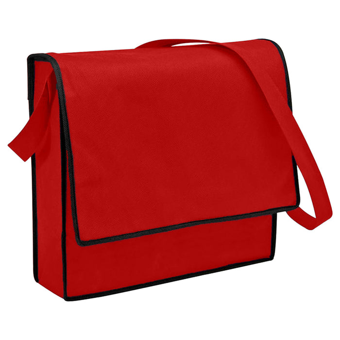 NON WOVEN FLAP SATCHEL