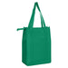 NON WOVEN COOLER BAG WITH TOP ZIP CLOSURE