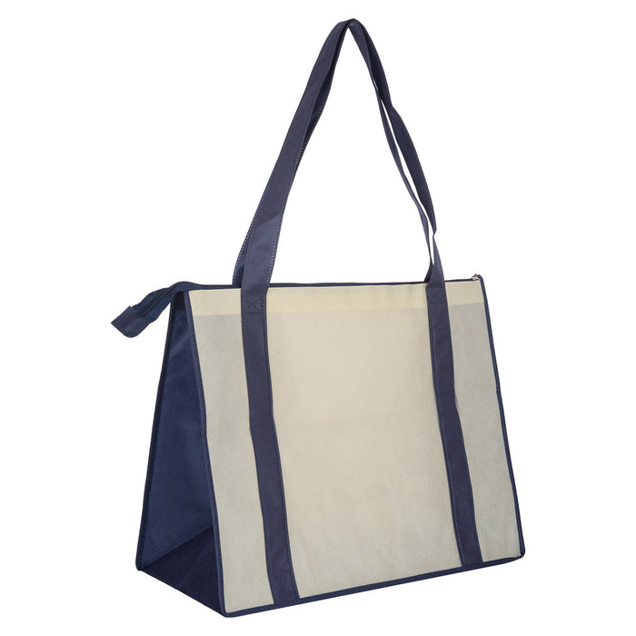 NON WOVEN LARGE ZIPPED SHOPPING BAG