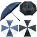Course 62 inch Vented Golf Umbrella