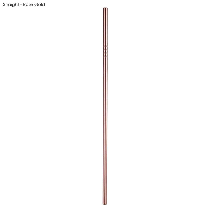 STAINLESS STEEL STRAW 6MM X 215MM