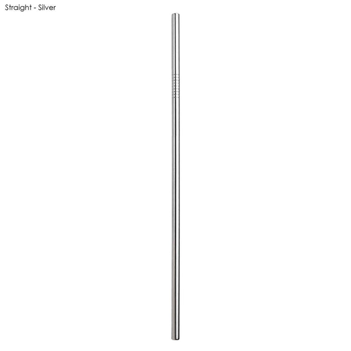 STAINLESS STEEL STRAW 6MM X 215MM
