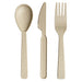 WHEAT STRAW UTENSIL IN BAG