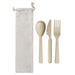 WHEAT STRAW UTENSIL IN BAG